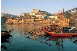 Oporto (the English spelling for Porto) is Portugal’s second largest city, known worldwide for its prime export, Port wine, but also for its winning soccer team.