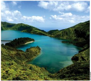 Sao Miguel Island, nicknamed “the Green Island,” is the most populous island in the Portuguese Azores archipelago. 