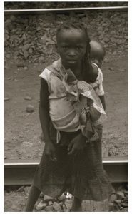 Zimbabwe 2013: It’s not uncommon to see children on their own, looking after even younger children.
