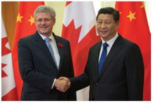 Derek Burney notes that we are witnessing the rise of authoritarian powers such as China, whose president, Xi Jinping, is pictured here with Prime Minister Stephen Harper. (Photo: PMO)