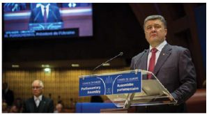 Ukrainian President Petro Poroschenko recently compared Moscow's aggression in Ukraine to what it's doing in Aleppo, Syria. (Photo: © Claude Truong-Ngoc)