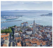 Split is a major tourist attraction in Croatia. (Photo: Ivo Biocina, Croatia National Tourism)