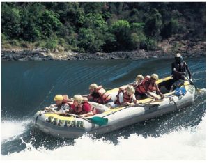 The Washing Machine, Stairway to Heaven and Gnashing Jaws of Death are some of the names of the 25 rapids that line the Zambezi River after it comes down the famed Victoria Falls. (Photo: zambezi safaris)