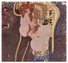 The famous Beethoven Frieze, by Gustav Klimt, is at the Secession building in Vienna. (Photo: media publishing)