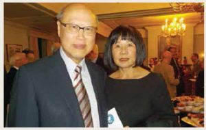 Representative of the Republic of China (Taiwan) Chung-chen Kung and his wife, Triffie, will be joined by winning bidders for a golf game and dinner at The Royal Ottawa Golf Club. (Photo: Martin Silverstone/Atlantic Salmon Federation)