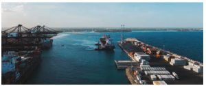The Multimodal Caucedo Port, located in Punta Caucedo, is a hub of economic activity in Dominican Republic. (Photo: DP World Caucedo)
