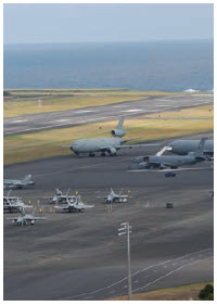 China has shown an interest in taking over Lajes Air Base in Portugal, shown here, for its own purposes. (Photo: US federal government)
