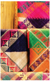 Colourful banigs — handwoven mats — are traditionally used for sleeping and sitting. These ones were on display at El Nido's Kalye Artisano, a community-based artists village. Indigenous weavers use leaves and grass to make these unique designs. (Photo: Ülle Baum)