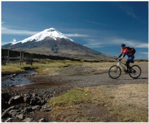 The Andes region boasts volcanoes rising more than 1,800 metres, with perpetual snow and glaciers. This one is the volcanic mountain of Cotopaxi. (Photo: Ecuador tourism)