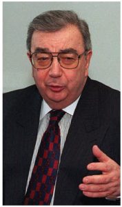 Former foreign minister and prime minister Yevgeny Primakov is the author of an eponymous  doctrine that sees a world dominated by the U.S. as unacceptable. (Photo: Robert d. Ward, U.S. department of defense)