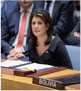 Nikki Haley’s book covers some of her time as governor of South Carolina before she became U.S. President Donald Trump’s appointee as ambassador to the United Nations.  (Photo: UN PHOTO)