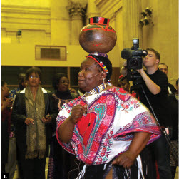 The African group of ambassadors and high commissioners hosted their annual Africa Day, which included dancers and drummers, at the Government Conference Centre May 16. (Photo: Sam Garcia) 