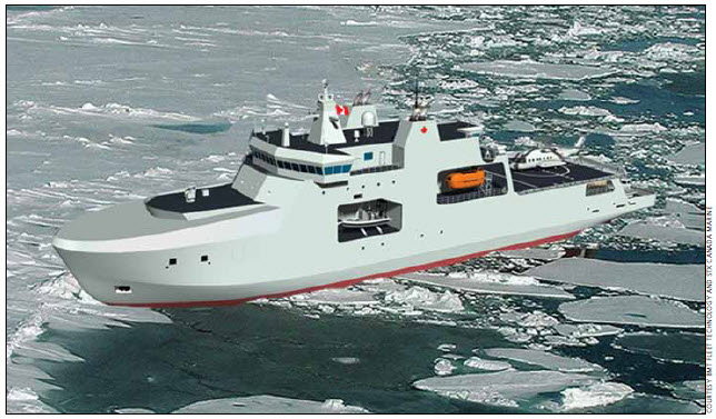 Vessel type and category: Arctic/offshore patrol ships