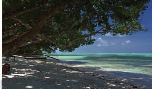 A long-time ally of the United States in the South Pacific, Palau, whose North Beach is seen here, does not recognize China.