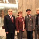 Turkish Ambassador Rafet Akgünay and his wife, Zeynep, attended an exhibition entitled “Poppies” at the Canadian War Museum. From left, The Akgünays, Turkish painter Hikmet Çetinkaya and his wife, Oytun Çetinkaya.