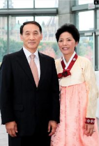 Korean Ambassador Chan Ho Ha and his wife, Young Shin Kim, hosted a national day event at the National Gallery. (Photo: Young-Whan Kim)