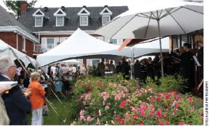 German Ambassador Georg Witschel and his wife, Sabine, hosted a July garden party for nearly 400, in support of the Ottawa Bach Choir. 