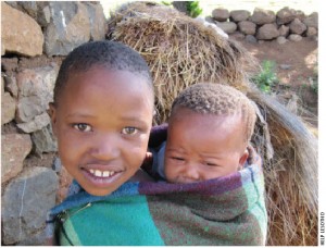 Children looking after children: Child-headed households are on the rise in Lesotho from the devastation of poverty and HIV/AIDS.