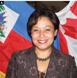 4. Haitian Charge d'Affaires Natalie Menos-Gissel hosted a national day celebration in February. (Photo: Ulle Baum)