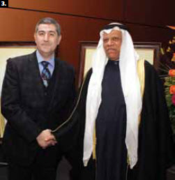 3. To mark the 51st anniversary of the national day of Kuwait, Ambassador Ali H.S. Al-Sammak hosted a dinner-reception at the Ottawa Convention Centre Feb. 27. He’s shown with Saudi Ambassador Osamah A. Al Sanosi Ahmad. (Photo: Sam Garcia) 