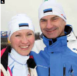 4. In February, Estonian Prime Minister Andrus Ansip and his daughter, Reet Pallas, successfully finished their fourth cross-country ski marathon together, and their first in Canada. (Photo: Ulle Baum) 