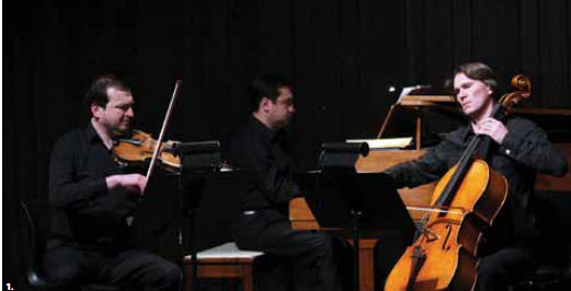 1. The Embassy of Azerbaijan commemorated the 22nd anniversary of Black January 1990, when the Soviet Union stormed Baku. The embassy hosted a concert at Library and Archives Canada featuring the Toronto Mendelssohn Trio (from left, Roudat Amiraliev, Teimour Sadykhov and Rachad Feizoullav). (Photo: Sam Garcia)