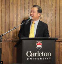 Chinese Ambassador Junsai Zhang was the final speaker at Carleton University’s Ambassadors Speakers Series (Photo: Patrick Hollier) 