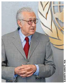 Lakhdar Brahimi called his job as the UN and Arab League’s representative for Syria “nearly impossible.” 