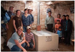 Volunteers for the Guatemala Hot Stove project after they completed a project. Clockwise from top left: Canadian volunteers Keith Walker, Rowan Delgrande, Melissa Cordick, Keith Cordick, Quiche-Maya mason Juan Hernandez Cochojil and Lisa Walker. At right, the family of Micaela Cox-Hernandez and Andres Ramos Garcia, who received the stove. Volunteers for the Guatemala Hot Stove project after they completed a project. Clockwise from top left: Canadian volunteers Keith Walker, Rowan Delgrande, Melissa Cordick, Keith Cordick, Quiche-Maya mason Juan Hernandez Cochojil and Lisa Walker. At right, the family of Micaela Cox-Hernandez and Andres Ramos Garcia, who received the stove.