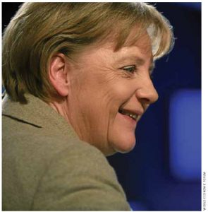 Angela Merkel has been given the nickname “Madame Non” for her insistence on austerity measures in the EU. Angela Merkel has been given the nickname “Madame Non” for her insistence on austerity measures in the EU.