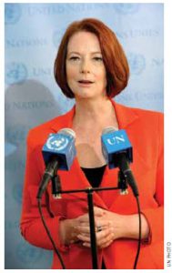 Australian Prime Minister Julia Gillard Australian Prime Minister Julia Gillard