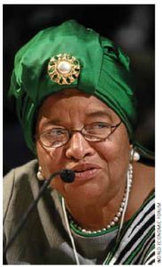 Ellen Johnson Sirleaf is Africa’s first democratically elected head of state. Ellen Johnson Sirleaf is Africa’s first democratically elected head of state.