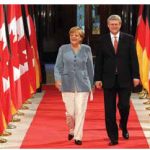 German Chancellor Angela Merkel met with Prime Minister Stephen Harper in Ottawa in August. (Photo: Sam Garcia)