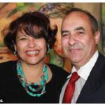 Cuban Ambasador Teresita Vicente Sotolongo hosted a farewell reception. She’s shown with her husband, minister-counsellor Antonio Rodríguez Varcárcel. (Photo: Ulle Baum)