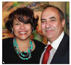 Cuban Ambasador Teresita Vicente Sotolongo hosted a farewell reception. She’s shown with her husband, minister-counsellor Antonio Rodríguez Varcárcel. (Photo: Ulle Baum)