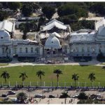 Haiti’s presidential palace partly collapsed in the January 2010 earthquake.