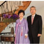 Korean Ambassador Cho Hee-yong and his wife ,Yang Lee.