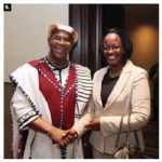 South African High Commissioner Membathisi Mdladlana hosted a reception at the Westin Hotel to mark the presentation of his credentials. He’s shown with Rwandan Ambassador Edda Mukabagwiza. (Photo: Sam Garcia)