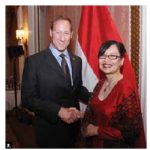 Indonesian Ambassador Dienne Moehario hosted a national day reception at the Chateau Laurier, which Defence Minister Peter MacKay attended. (Photo: Sam Garcia)