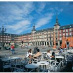 Plaza Mayor, in Madrid, dates back to the 17th Century.
