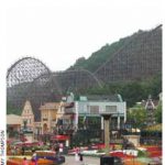 The T Express, a wooden roller-coaster at Everland in South Korea, was built in 2006.