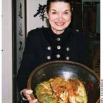 Margaret Dickenson prepares her own kimchi.
