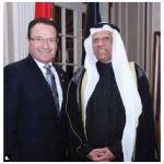Kuwaiti Ambassador Ali Al-Sammak hosted a national day reception at the Château Laurier. He’s shown with Conservative MP Harold Albrecht. (Photo: Sam Garcia)