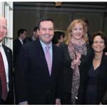 Israeli Ambassador Miriam Ziv hosted a reception to celebrate her country’s independence day at the Château Laurier. From left, Eliaz Luf, deputy head of mission, Citizenship Minister Jason Kenney, Labour Minister Lisa Raitt and Ms Ziv. (Photo: Sam Garcia)