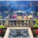 Mengjia Longshan Temple was built in 1738, destroyed in the Second World War and then rebuilt.