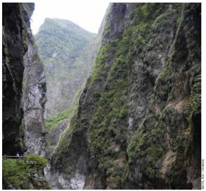 Taroko Gorge is one of eight national parks in the country. 