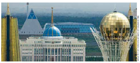 Akorda Presidential Palace in Astana.