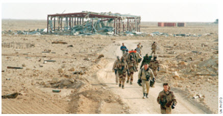 This United Nations Special Commission (UNSCOM) inspection team’s 1991 mission was the elimination of Iraq’s weapons of mass destruction.