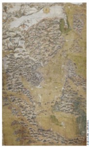 The Selden watercolour map dates from the late Ming period and shows China, Korea, Japan, the Philippines, Indonesia, Southeast Asia and part of India.