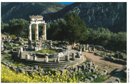 DThe archeological site of Delphi, the site of the Delphic Oracle, is the most important oracle in the classical Greek world.